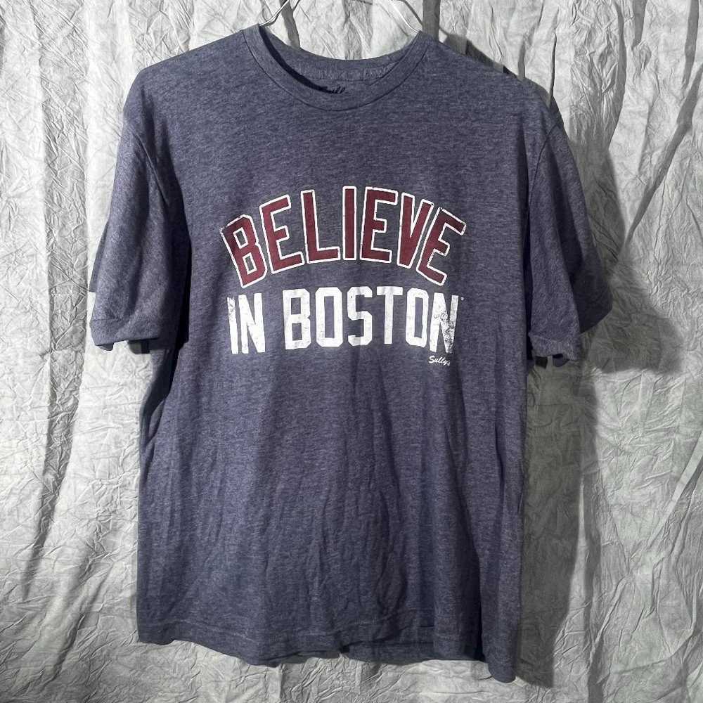 SULLYS MENS Size XL Believe In Boston Short Sleeve Tee